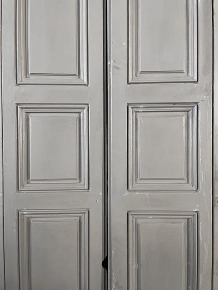 Set of Five Pairs of Folding Interior Oak Shutters Set of Five Pairs of Folding Interior Oak Shutters-4