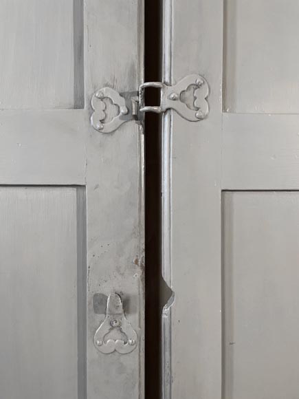 Set of Five Pairs of Folding Interior Oak Shutters Set of Five Pairs of Folding Interior Oak Shutters-5