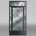 Cast Iron and Glass Exterior Door, circa 1900