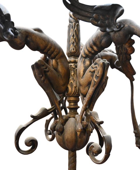 Neo-Renaissance bronze chandelier-2