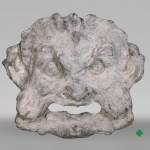 Grotesque Lead Fountain Mask