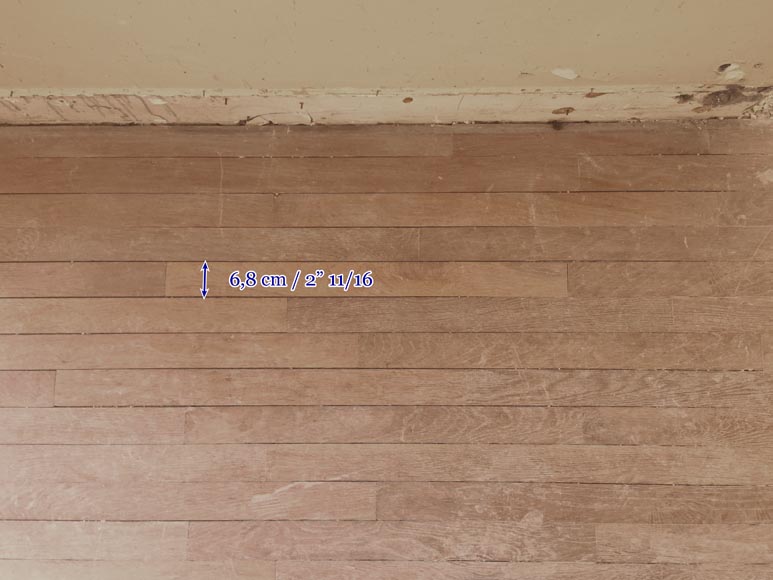Lot of 14m² of linear parquet in 6.8-5