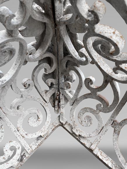 Napoleon III Curved Wrought Iron Balcony Railing Napoleon III Curved Wrought Iron Balcony Railing-1