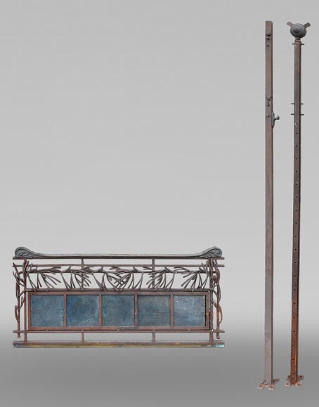 Art Nouveau Shopfront Ironwork Ensemble Art Nouveau Shopfront Ironwork Ensemble-4