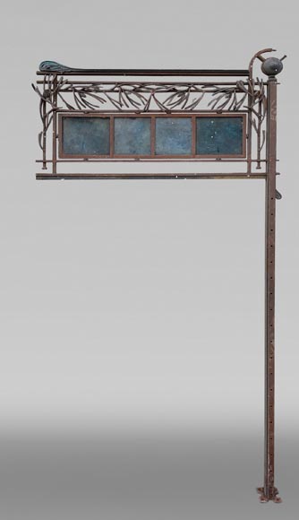 Art Nouveau Shopfront Ironwork Ensemble Art Nouveau Shopfront Ironwork Ensemble-5