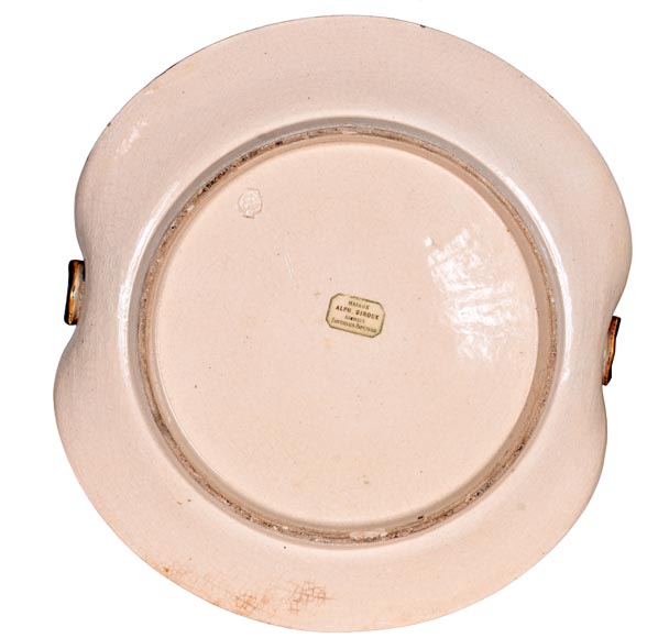 MAISON Alphonse Giroux – Japonisant decorative porcelain dish-6