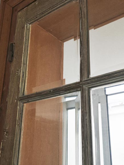 Double door with small beveled panes Double door with small beveled panes-2