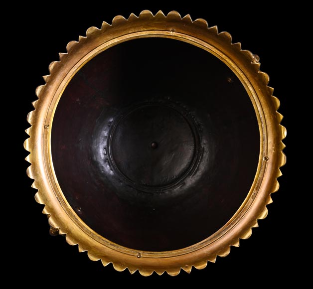 Ferdinand BARBEDIENNE – Japonist cachepot in gilt bronze and cloisonné enamel Ferdinand BARBEDIENNE – Japonist cachepot in gilt bronze and cloisonné enamel-17