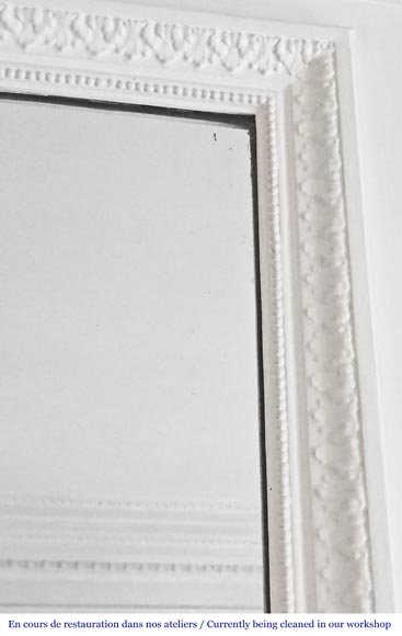 Louis XVI style trumeau decorated with a floral frieze-3