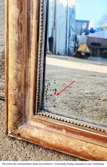 Gilded Louis Philippe style trumeau-4