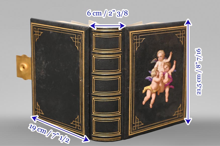 Julien-Nicolas Rivart (1802-1867) – Photo album with porcelain marquetry decoration on leather-12