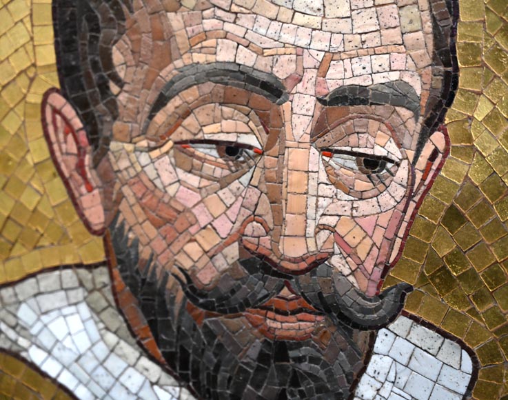 Antonio Salviati (Vicenza, 1816 – Venice, 1890), attributed to Mosaic portrait of Bernard Palissy-2