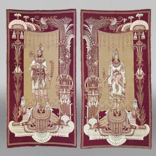 Amonasro and Aida, Italian tapestries