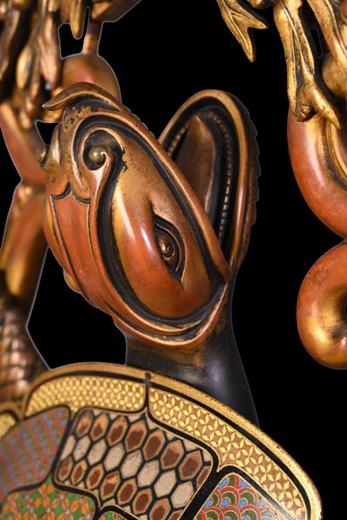 After the model by Émile-Auguste REIBER (1826–1893) for L’Escalier de Cristal, *The Tortoise and the Crab*-5