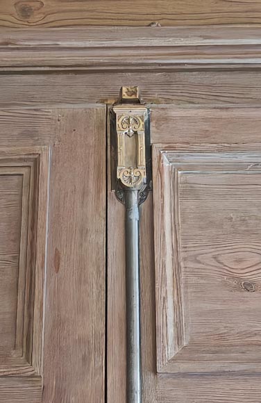 Set of 4 double doors in carved wood-2