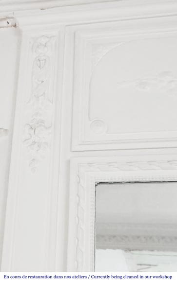 Louis XVI style trumeau with musical instruments-6