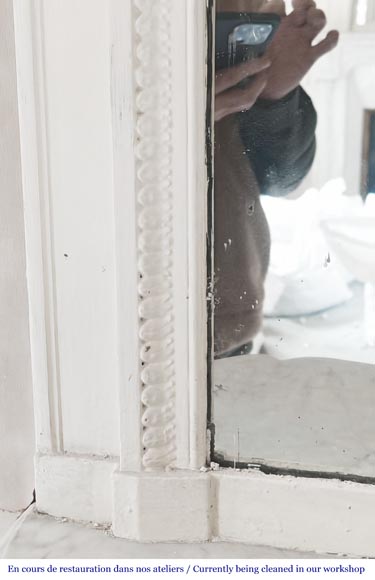 Louis XVI style trumeau decorated with a vase-4