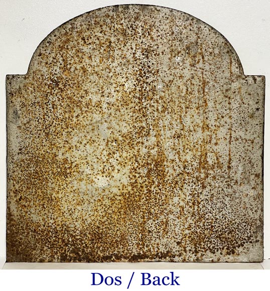 Fireplace plaque with figures near the fire-7