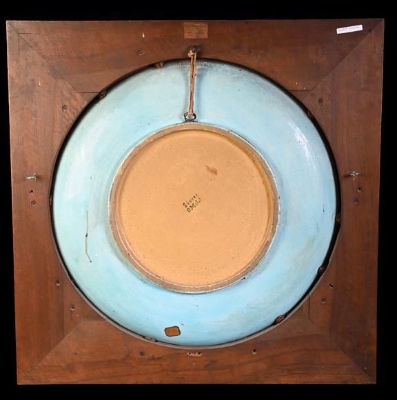 MILET & DIFFLOTH – Ornamental Glazed Ceramic Charger with Wildflower Decor MILET & DIFFLOTH – Ornamental Glazed Ceramic Charger with Wildflower Decor-9