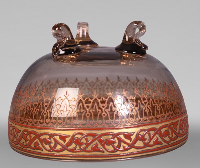 Philippe-Joseph Brocard (1831-1896), Oriental-style bowl, signed under the base. Philippe-Joseph Brocard (1831-1896), Oriental-style bowl, signed under the base.-3