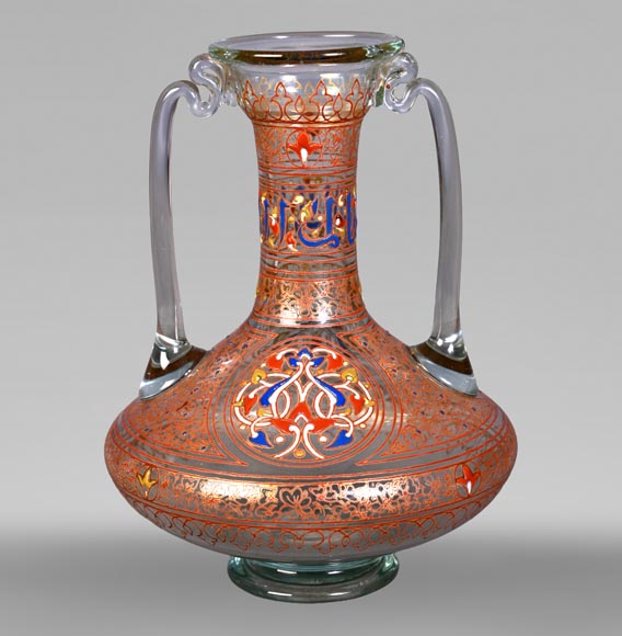 Philippe-Joseph BROCARD (1831-1896), Orientalizing vase-1