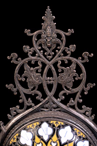 BOYE Charles, Table clock with orientalist decoration-1