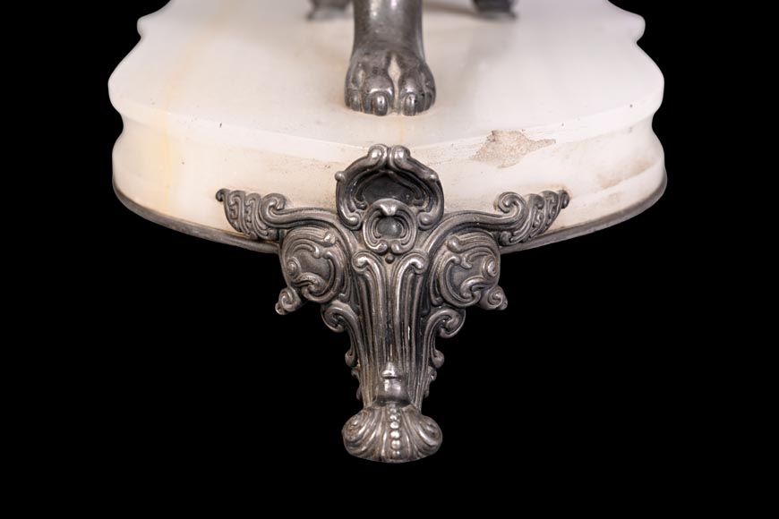 BOYE Charles, Table clock with orientalist decoration-7