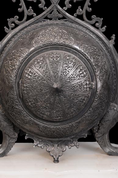 BOYE Charles, Table clock with orientalist decoration-9