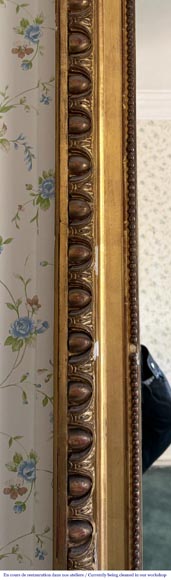 Louis XVI style trumeau decorated with a double laurel wreath-3