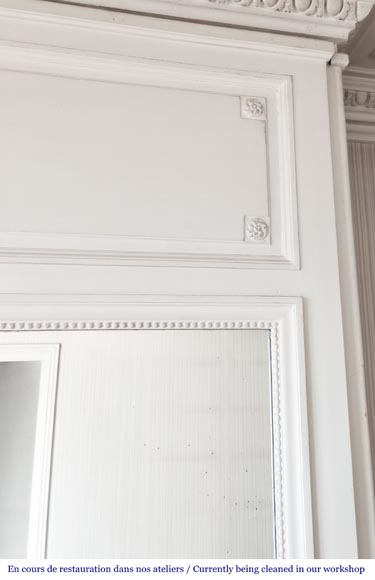 Louis XVI style trumeau with pearl decoration-2