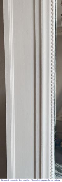 Louis XVI style trumeau with floral decoration-3