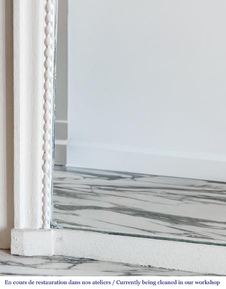 Louis XVI style trumeau with floral decoration-4