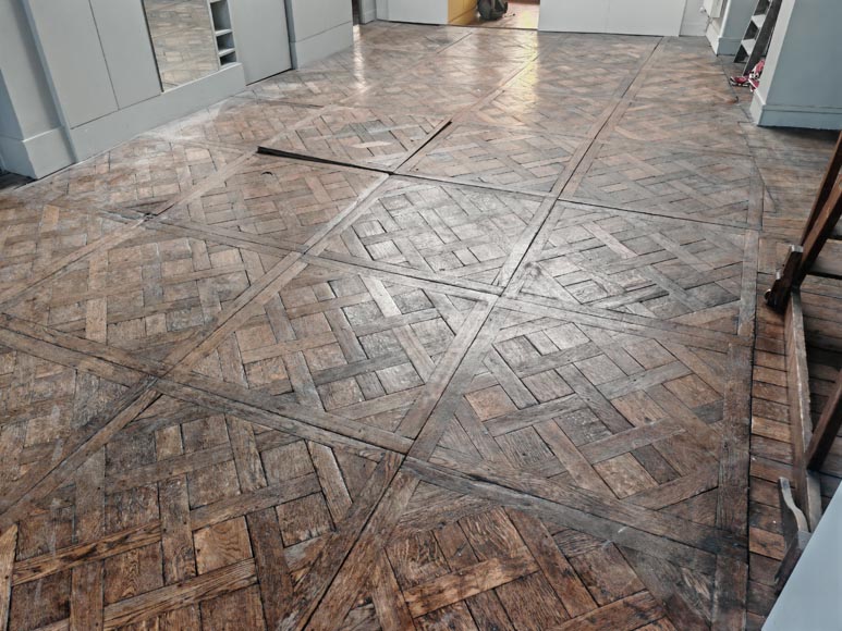 Louis XV period parquet flooring from Versailles in oak-5