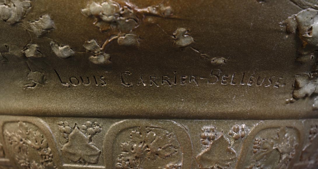 Louis Robert Carrier-Belleuse, “Bacchus and Ariadne at Naxos” Faience -23