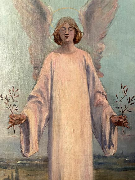 Charles-Édouard MAUGENDRE-VILLERS (1852-1922), Votive Triptych to the Virgin Mary, Protector against the Plague-7