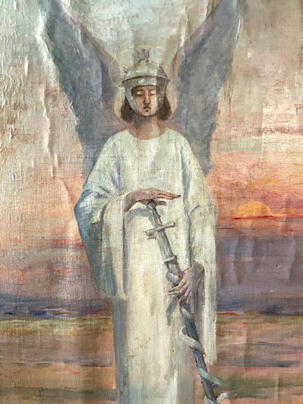 Charles-Édouard MAUGENDRE-VILLERS (1852-1922), Votive Triptych to the Virgin Mary, Protector against the Plague-10