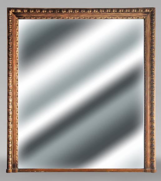 Gilt Louis XVI-style trumeau with frieze decoration Gilt Louis XVI-style trumeau with frieze decoration-0