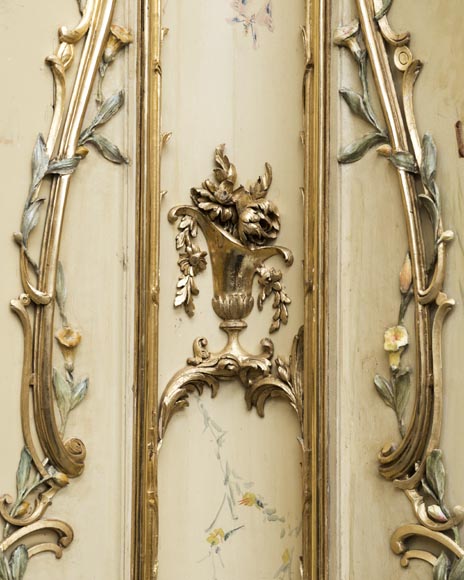 Panelled room with fine chinoiserie decoration from the Villa Les Cèdres,  King Leopold II’s residence  in Saint-Jean-Cap-Ferrat, Côte d’Azur