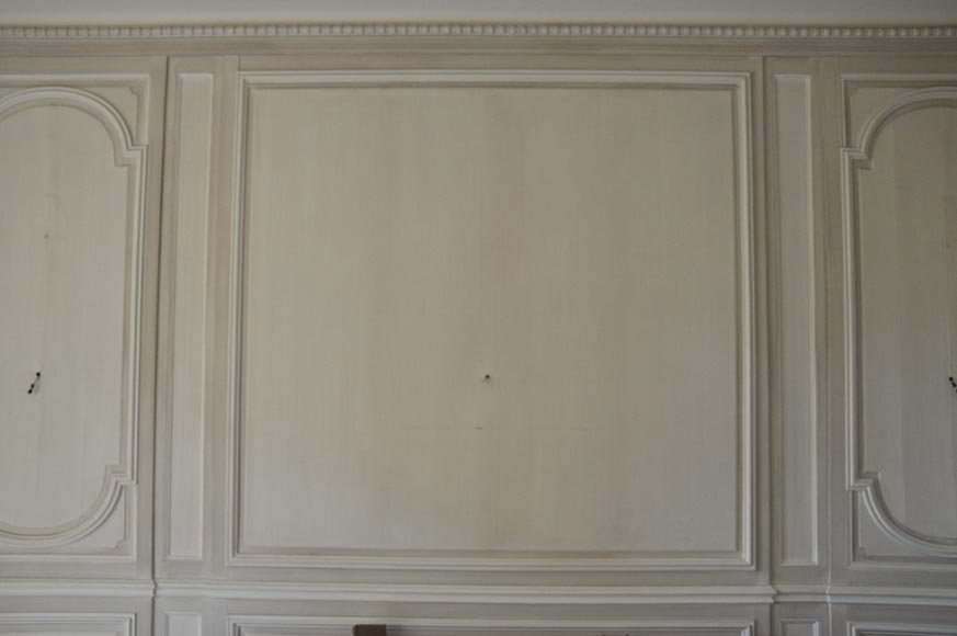 Antique paneled room-2