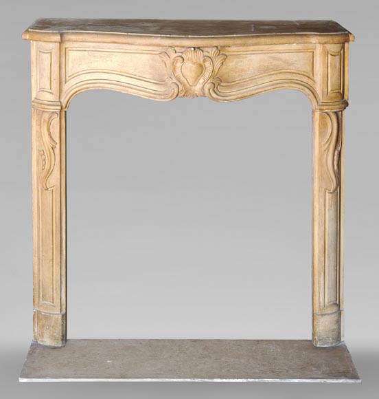 Louis XV period stone mantel-0