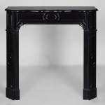 Pompadour model mantel in Belgium black marble