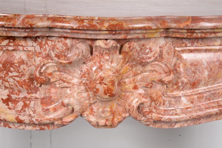 Louis XV style mantel in Breche from Saint-Maximin-1