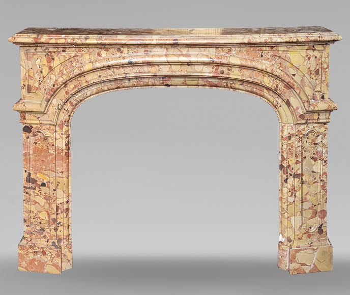 Regence style mantelpiece in Breche d'Alep-0