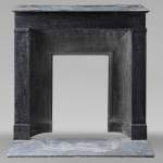 Napoleon III style mantel in black marble