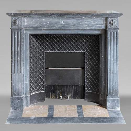 Louis XVI mantel in Turquin marble
