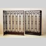 Wrought iron radiator screen