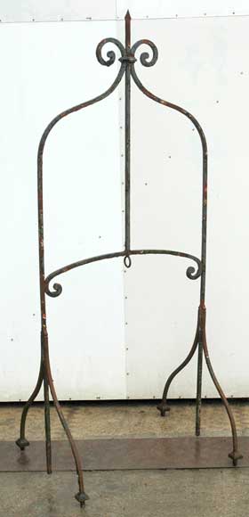 19th century iron water well head-0